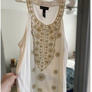 INC Women's Tank Top - White - 3x - NWOT
